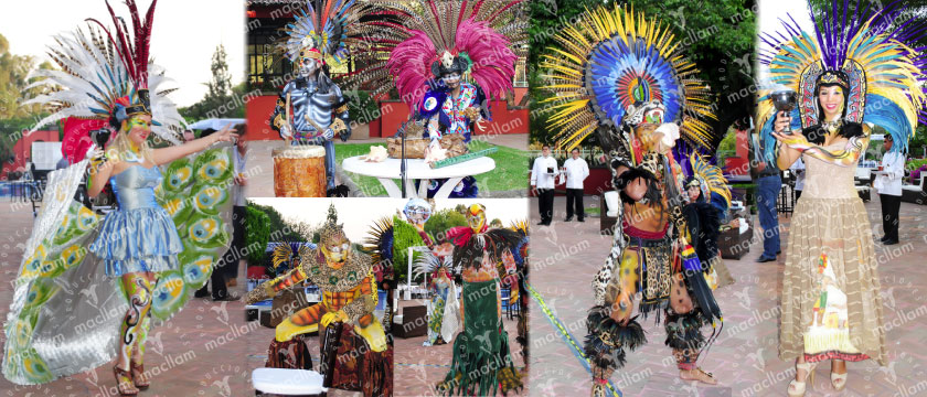 shows, eventos, show  prehispanico, músicos prehispanicos, zanqueros prehispanicos, Macllam Producciones